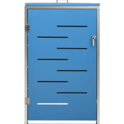 vidaXL Containerberging enkel 69x77,5x115 cm roestvrij staal