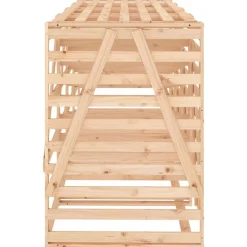 vidaXL Containerberging viervoudig massief grenenhout
