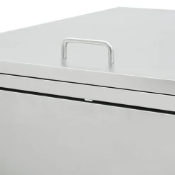 vidaXL Containerberging vierdubbel 240 L roestvrij staal