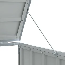 vidaXL Containerberging voor 3 containers 216x81x115 cm staal grijs