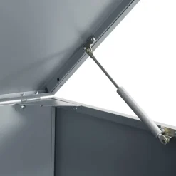 vidaXL Containerberging voor 4 containers 276x79x117 cm staal grijs