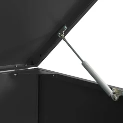 vidaXL Containerberging voor 3 containers 207x79x117 cm staal zwart