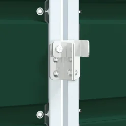 vidaXL Containerberging voor 3 containers 216x81x115 cm staal groen