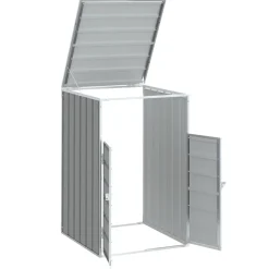 vidaXL Containerberging voor 1 container 72x81x115 cm staal grijs