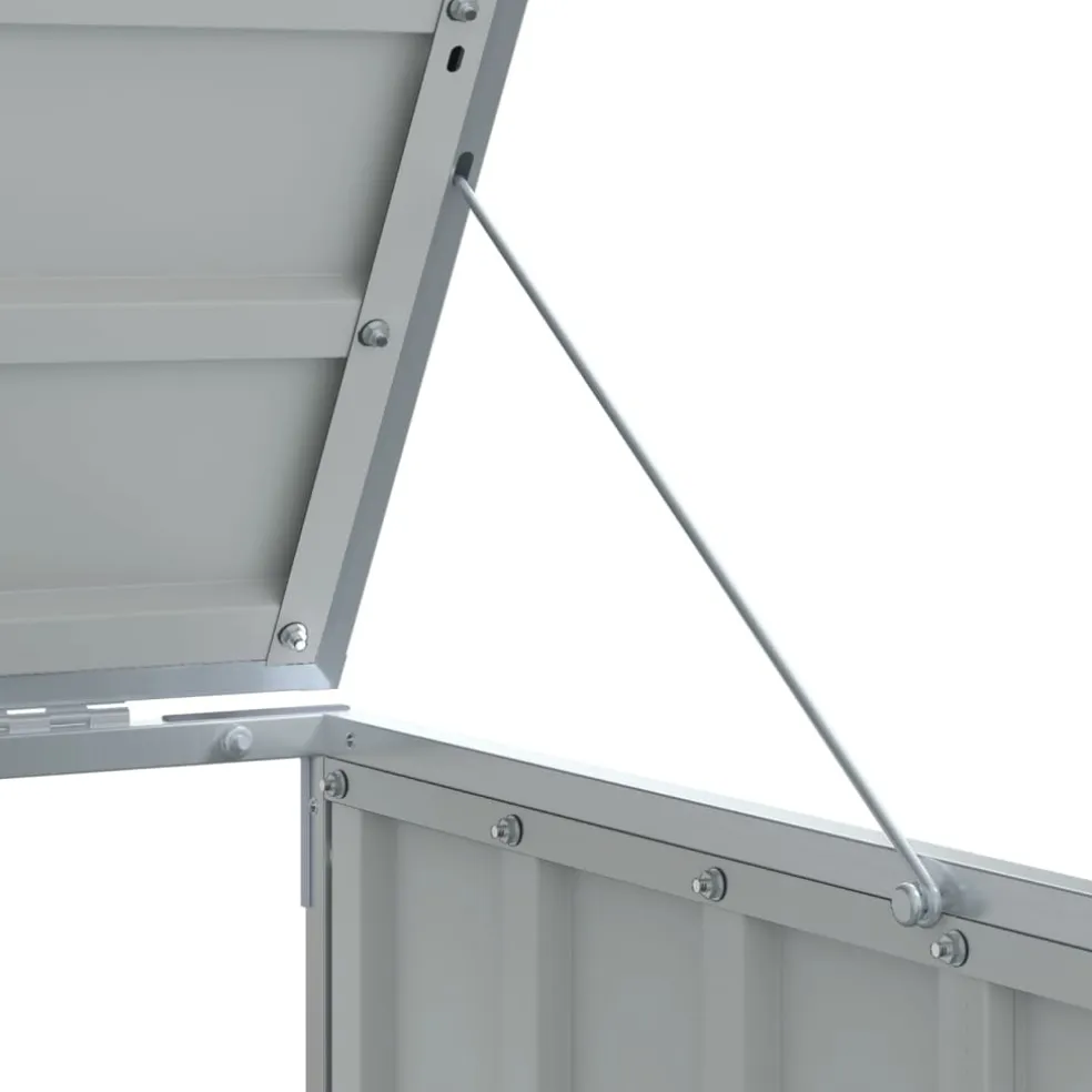 vidaXL Containerberging voor 5 containers 345x79x117 cm staal zwart