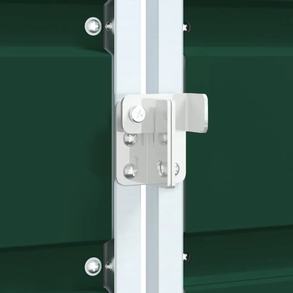 vidaXL Containerberging voor 5 containers 345x79x117 cm staal zwart