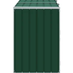 vidaXL Containerberging voor 5 containers 345x79x117 cm staal zwart