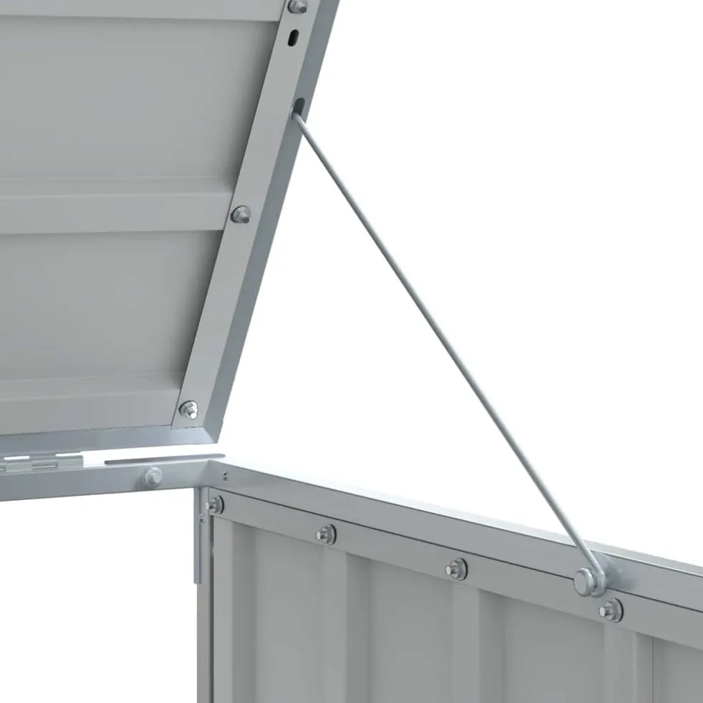vidaXL Containerberging voor 1 container 72x81x115 cm staal antraciet