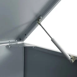 vidaXL Containerberging voor 1 container 69x79x117 cm staal grijs