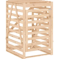 vidaXL Containerberging 84x90x128,5 cm massief grenenhout