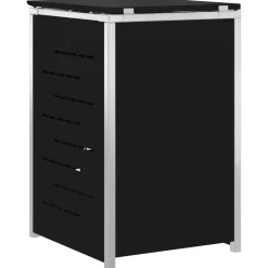vidaXL Containerombouw for 1 Bin 240L Zwart