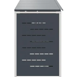 vidaXL Containerombouw for 4 Bins 240L Roestvrij staal