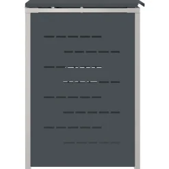 vidaXL Containerombouw for 1 Bin 240L Antracietkleurig