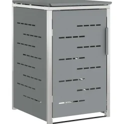 vidaXL Containerombouw voor 1 bak 240L Grijs