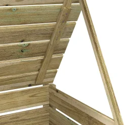vidaXL Containerombouw voor 1 bak 240 L Geïmpregneerd grenenhout
