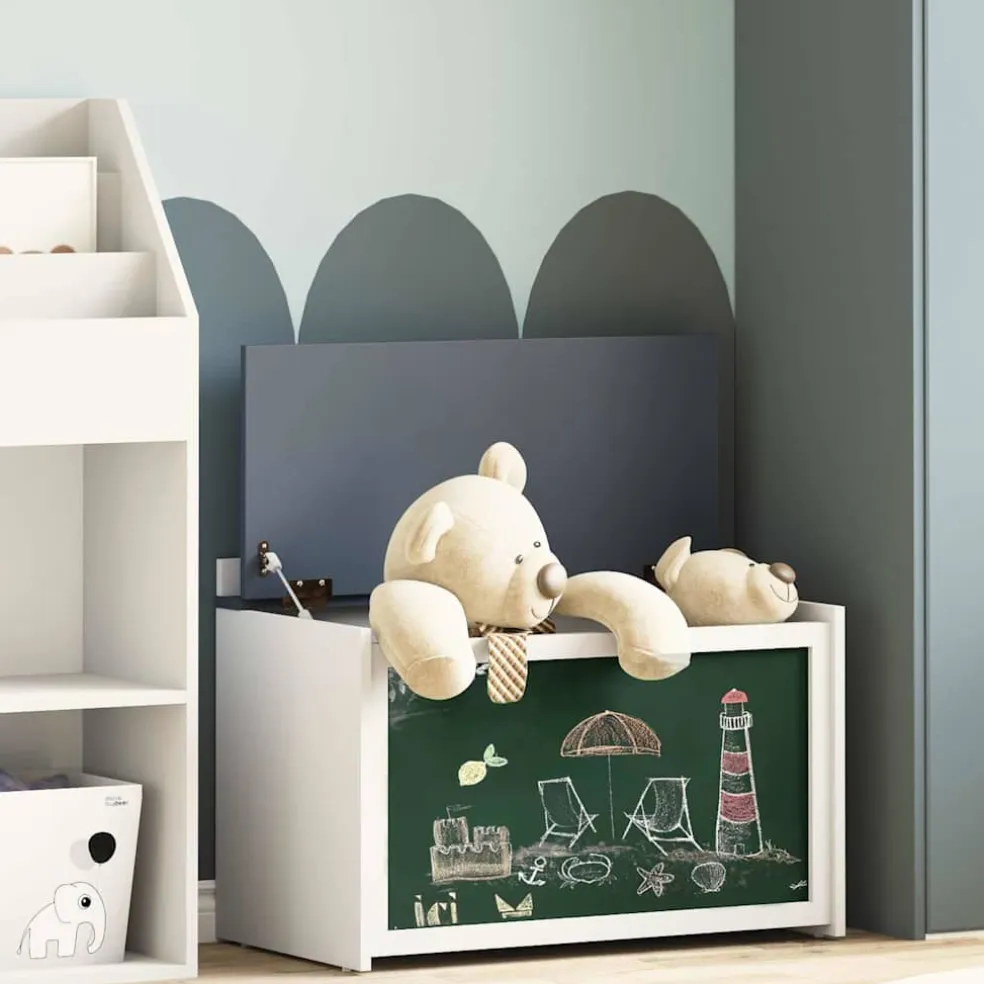 vidaXL Creatieve opslag voor kinderen ROROS Wit 73 x 40 x 55 cm