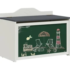 vidaXL Creatieve opslag voor kinderen ROROS Wit 73 x 40 x 55 cm