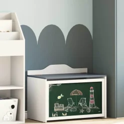 vidaXL Creatieve opslag voor kinderen ROROS Wit 73 x 40 x 55 cm