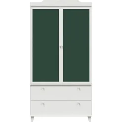 vidaXL Creatieve opslag voor kinderen ROROS Wit 90 x 45 x 180 cm