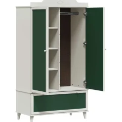 vidaXL Creatieve opslag voor kinderen ROROS Wit 90 x 45 x 165 cm