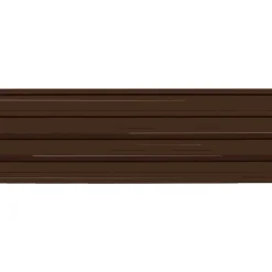 vidaXL Dakpaneel 12 st Bruin 129 x 45 cm Gegalvaniseerd staal