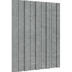 vidaXL Dakpaneel 36 st zilver 60 x 45 cm Verzinkt staal