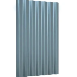 vidaXL Dakpanelen 36 st 60x36 cm gegalvaniseerd staal grijs