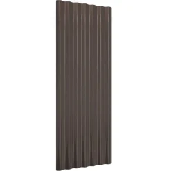 vidaXL Dakpanelen 12 st 100x36 cm gegalvaniseerd staal bruin