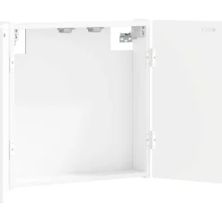 vidaXL Dartbord Kabinet ALKMAAR Wit 52,5 x 10,5 x 53,5 cm Bewerkt hout