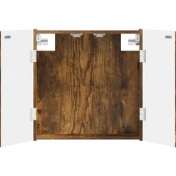 vidaXL Dartbord Kabinet ALKMAAR Gerookt eiken 52,5 x 10,5 x 53,5 cm
