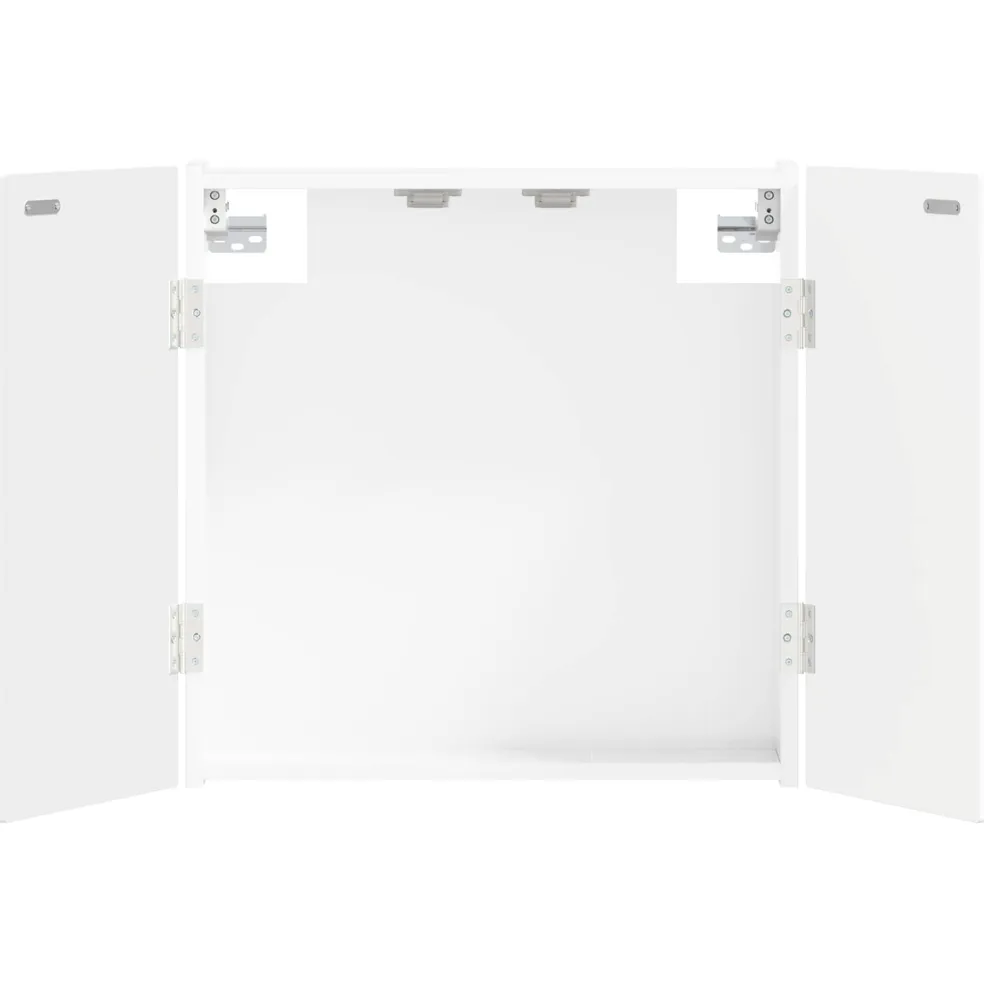 vidaXL Dartbord Kabinet ALKMAAR Hoogglans Wit 52,5 x 10,5 x 53,5 cm