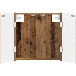 vidaXL Dartbord Kabinet ALKMAAR Oud hout 52,5 x 10,5 x 53,5 cm