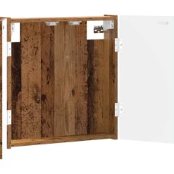 vidaXL Dartbord Kabinet ALKMAAR Oud hout 52,5 x 10,5 x 53,5 cm