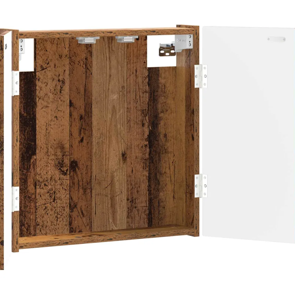 vidaXL Dartbord Kabinet ALKMAAR Oud hout 52,5 x 10,5 x 53,5 cm