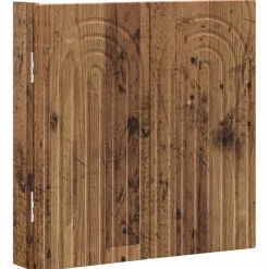 vidaXL Dartbord Kabinet ALKMAAR Oud hout 52,5 x 10,5 x 53,5 cm