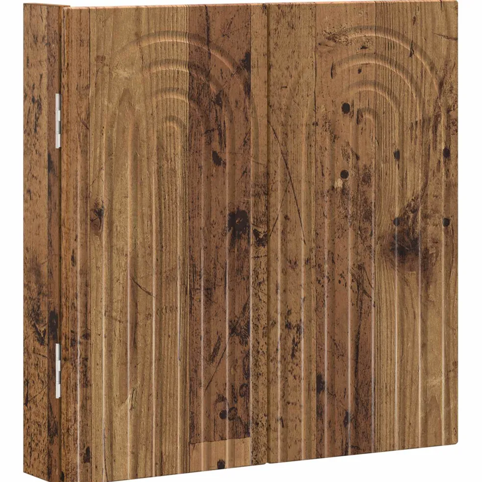 vidaXL Dartbord Kabinet ALKMAAR Oud hout 52,5 x 10,5 x 53,5 cm