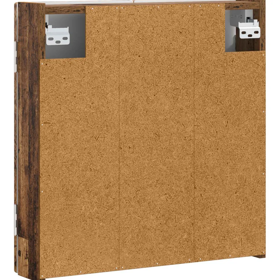 vidaXL Dartbord Kabinet ALKMAAR Oud hout 52,5 x 10,5 x 53,5 cm