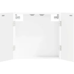 vidaXL Dartbord Kabinet ARNHEM Hoogglans Wit 52,5 x 10,5 x 53,5 cm