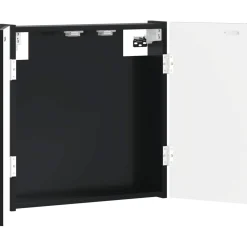 vidaXL Dartbord Kabinet ARNHEM Zwart 52,5 x 10,5 x 53,5 cm