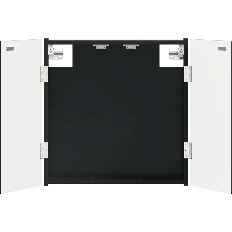 vidaXL Dartbord Kabinet ARNHEM Zwart 52,5 x 10,5 x 53,5 cm