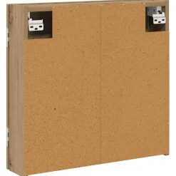 vidaXL Dartbord Kabinet Artisanaal eiken 56 x 12 x 53,5 cm