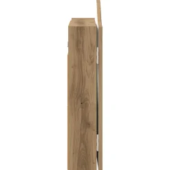 vidaXL Dartbord Kabinet Artisanaal eiken 56 x 12 x 63 cm Bewerkt hout
