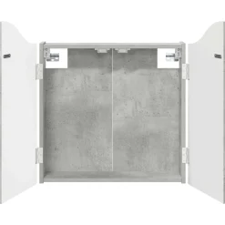 vidaXL Dartbord Kabinet Betongrijs 56 x 12 x 63 cm Bewerkt hout