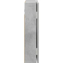 vidaXL Dartbord Kabinet Betongrijs 56 x 12 x 53,5 cm Bewerkt hout