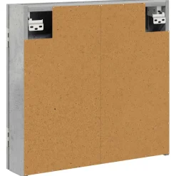 vidaXL Dartbord Kabinet Betongrijs 56 x 12 x 53,5 cm Bewerkt hout