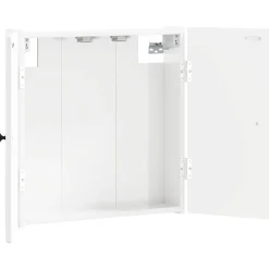 vidaXL Dartbord Kabinet BREDA Hoogglans Wit 52,5 x 10,5 x 53,5 cm