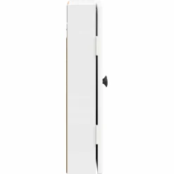 vidaXL Dartbord Kabinet BREDA Hoogglans Wit 52,5 x 10,5 x 53,5 cm