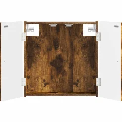 vidaXL Dartbord Kabinet BREDA Gerookt eiken 52,5 x 10,5 x 53,5 cm