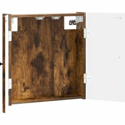 vidaXL Dartbord Kabinet BREDA Gerookt eiken 52,5 x 10,5 x 53,5 cm