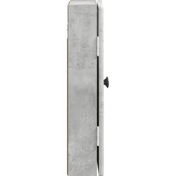 vidaXL Dartbord Kabinet BREDA Betongrijs 52,5 x 10,5 x 53,5 cm